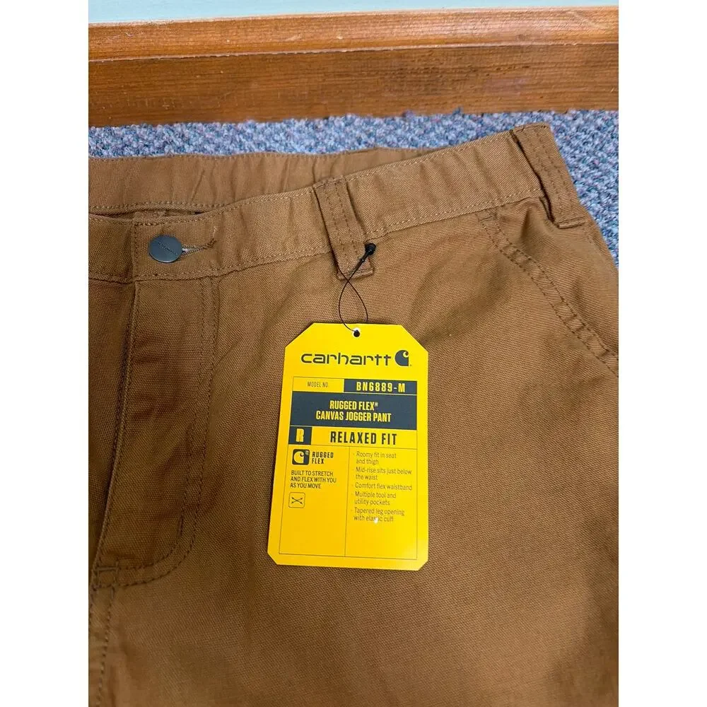 Carhartt Brown Rugged Flex Cargo Jogger 36 Short